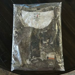 Big and Tall 6XLT camouflage long-sleeve shirt brand new